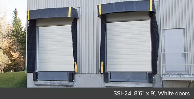 SSI-24, 8’6” x 9’, Commercial White doors​